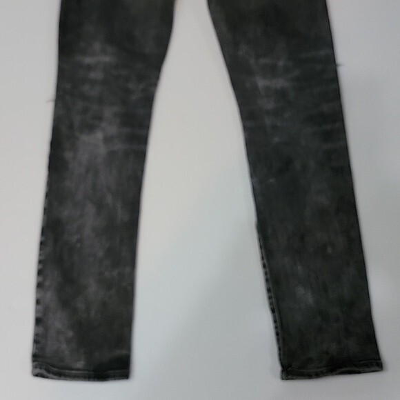 AMERICAN EAGLE Next Level Flex Distressed Black Wash Skinny Jeans size 28x30 - Picture 5 of 10